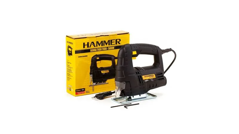 Ferramentas - 241603-800-450-1 Transforme seus Projetos com a Serra Tico-Tico Hammer ST500: Potência, Precisão e Segurança em Cada Corte